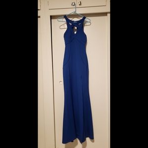 Blue long dress